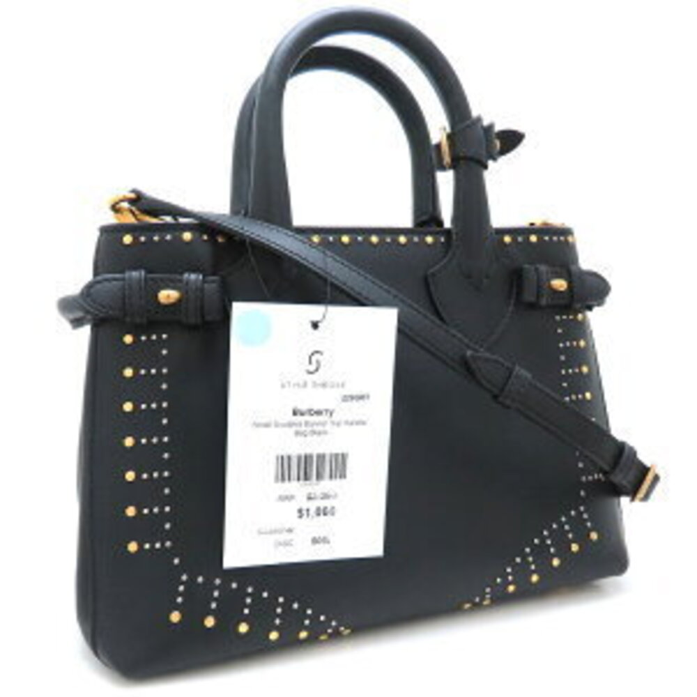 Burberry Shoulder Bag Leather Black - Picture 3 of 9